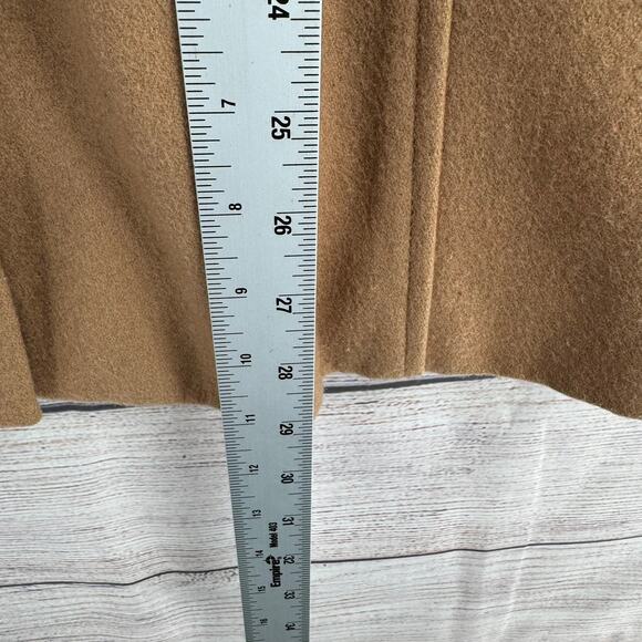 Elvenses Anthropologie Wool Toggle Button Overcoat Womens 0 Camel Brown - Picture 11 of 11